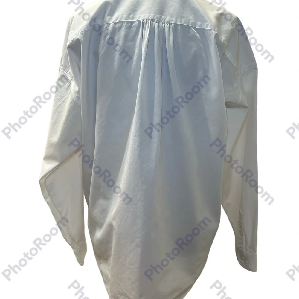 Ann Mashburn white button down shirt - Picture 2 of 10